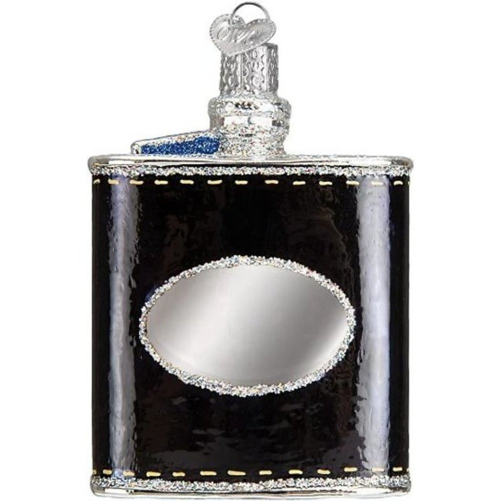 Flask Old World Christmas Ornament